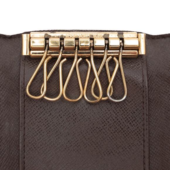Authentic Louis Vuitton Damier Ebene Multicles 6 Key Holder 2007 France - Picture 12 of 16